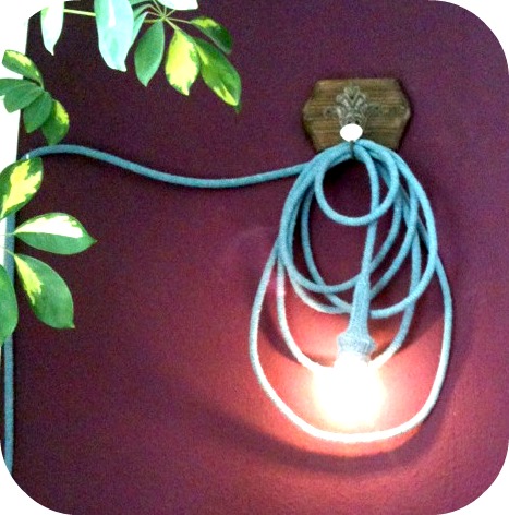 Lampe Kabel umstricken Anleitung kostenlos